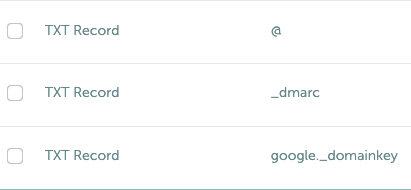 Email Domain Authentication - DNS host records